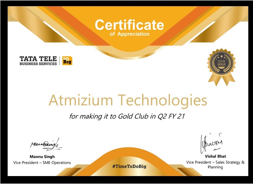 Atmizium Certification 2